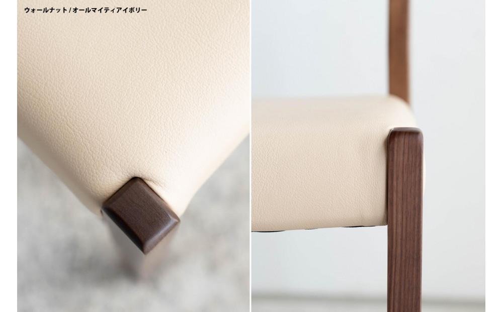 ウォールナット ダイニングチェア DCジャンブル01 オールマイティアイボリー