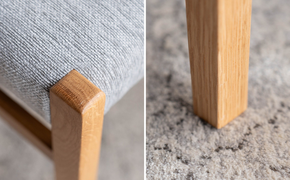 STジャンブル01 スツール オーク アネルカグレー 1脚 単品 チェア 椅子