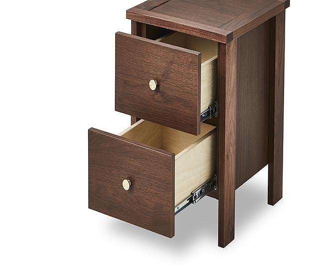 ナイトチェスト コーニス ウォールナット