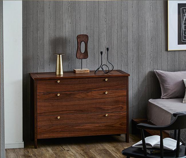 リビングチェスト　コーニス　70サイズ／チェストLoタイプ／ウォールナット