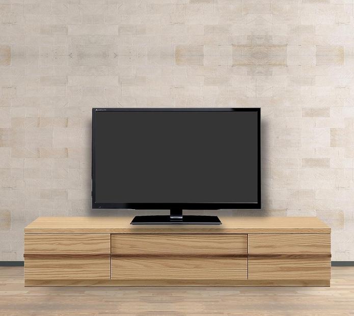 クレスト 幅180cm テレビボード ロータイプ  テレビ台 ロータイプ TVボード TV台 ローボード 高さ35.5cm 無垢 オーク TV台 日本製 大川家具