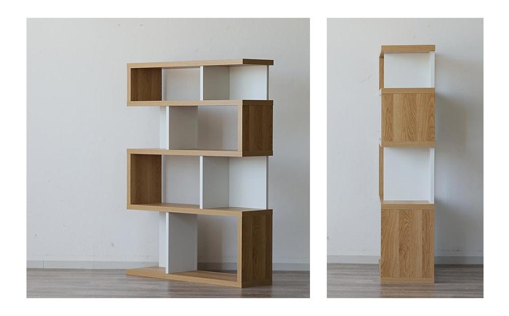 ラック 本棚 シェルフ オープン 収納 ディスプレイラック ナチュラル