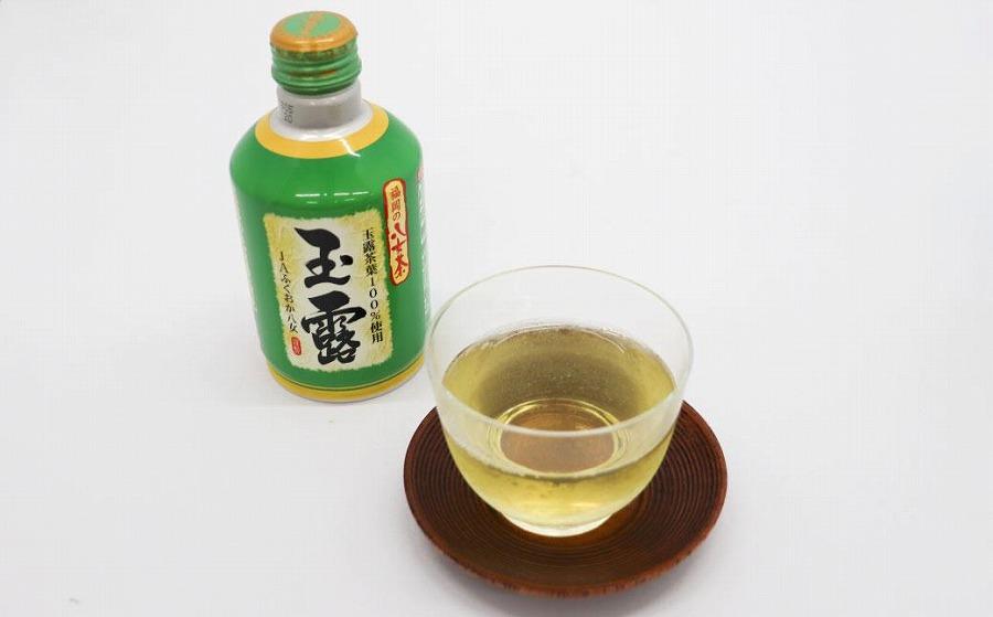 【玉露日本一】八女産玉露茶葉100％使用　福岡の八女茶　玉露ボトル缶　290g×24本入り1ケース