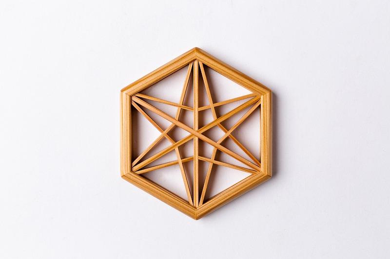 大川組子×大川家具スペシャルアドバイザー コラボ コースターセット（２枚組）