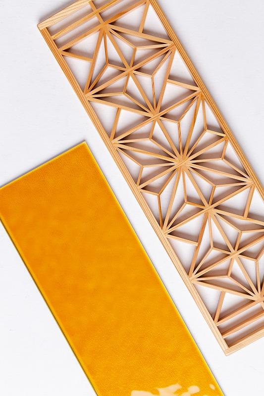 大川組子×大川家具スペシャルアドバイザー コラボ ガラス皿