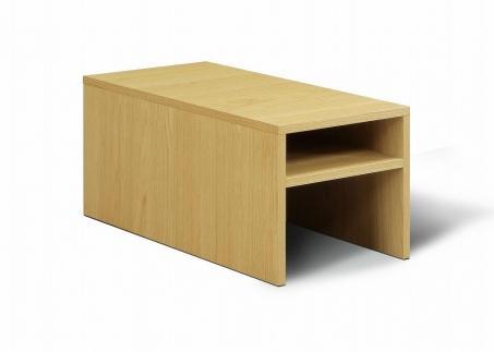 【大川家具】サイドテーブル オーク材 センダン材 無垢 幅39cm 高さ36cm【開梱設置】