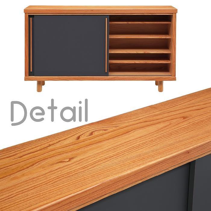 大川家具　国産材　栴檀材　シューズボックス　エンペラー 幅90～120cm　１cm単位オーダー