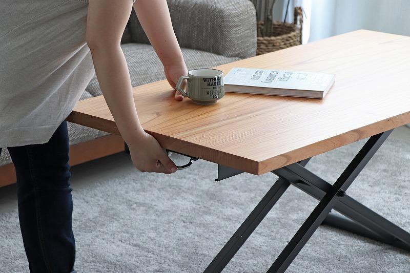 15年後の未来プロジェクト 地域材国産昇降テーブル