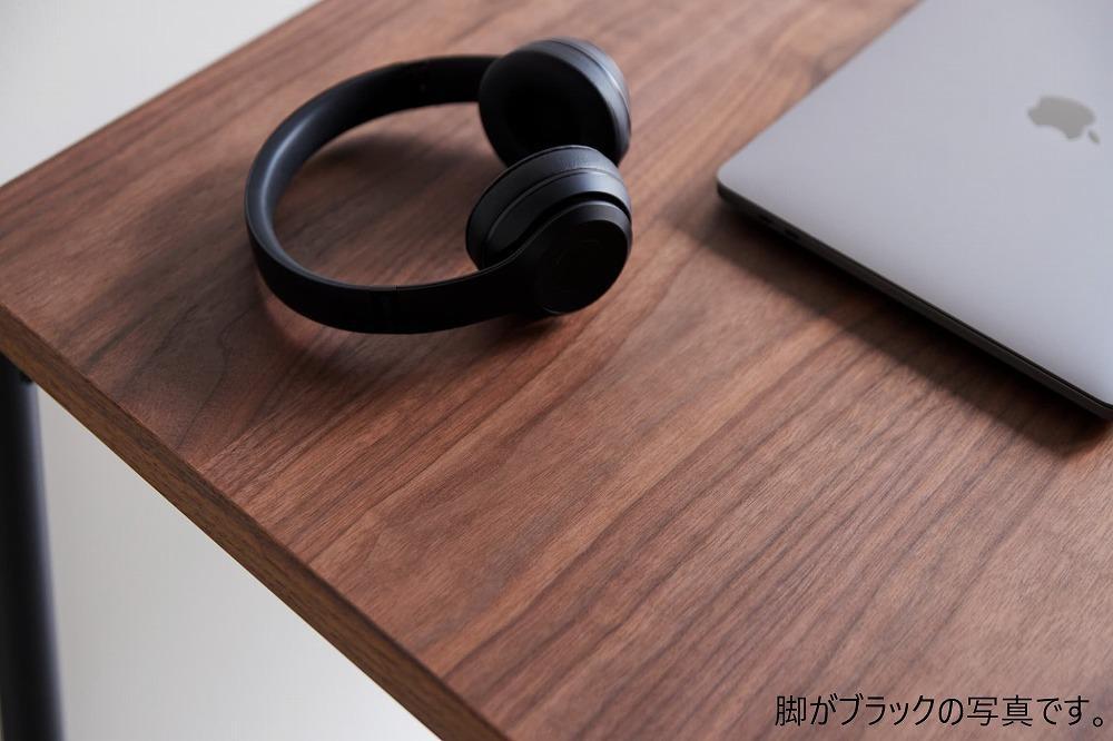 パソコンデスク シンプル デスク WAAKdesk TypeA 120 天板ウォールナット | 脚ホワイト