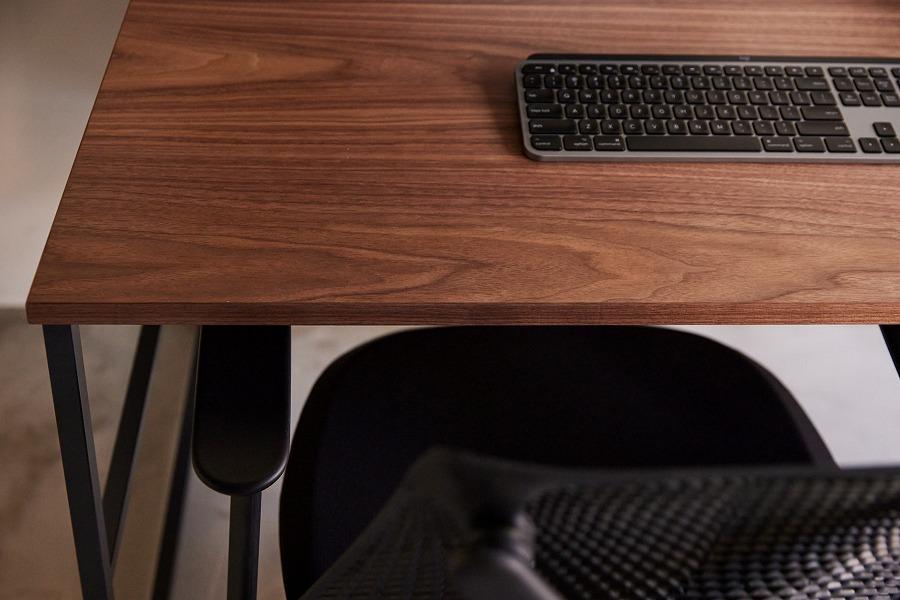 パソコンデスク リモートワーク ウォールナット 120×60 WAAKstation2WN 1206