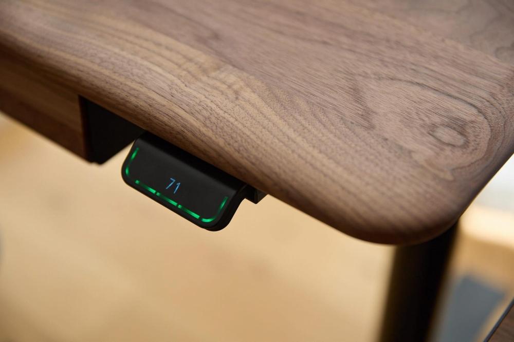 【デスクセット】サイズオーダー可 電動昇降 学習机 プレディデスク ウォールナット