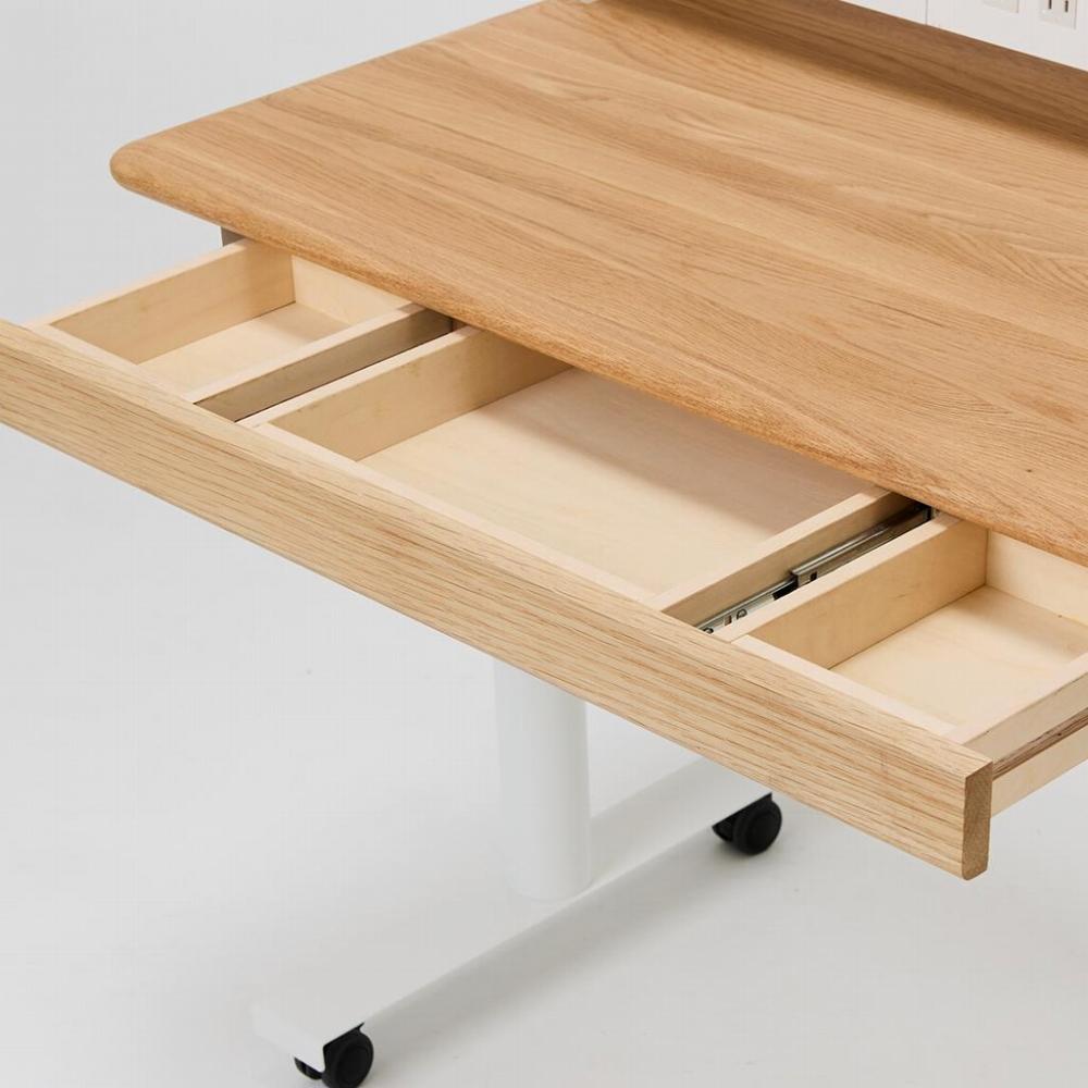 【デスクセット】サイズオーダー可 電動昇降 学習机 プレディデスク オーク