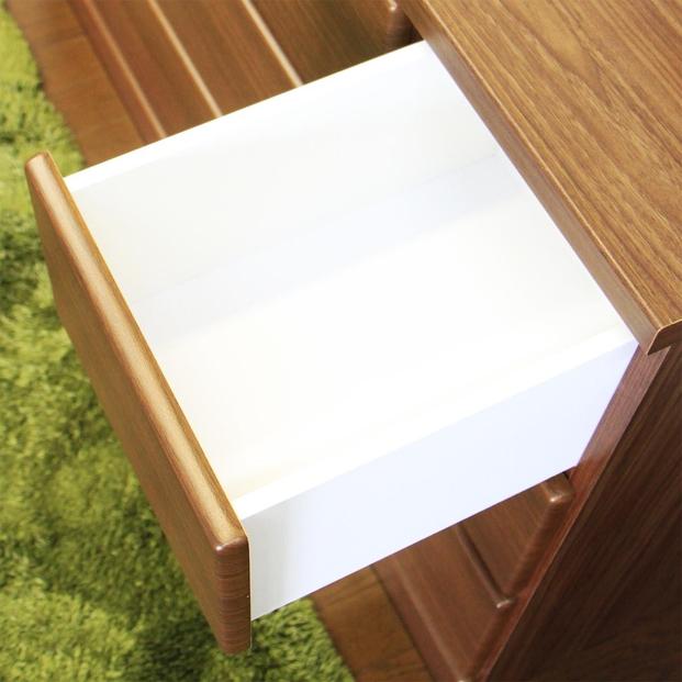 ローチェスト 完成品 タンス チェスト 箪笥 幅120cm 日本製 国産 120幅 3段 木製 CRCH-01-120L SW