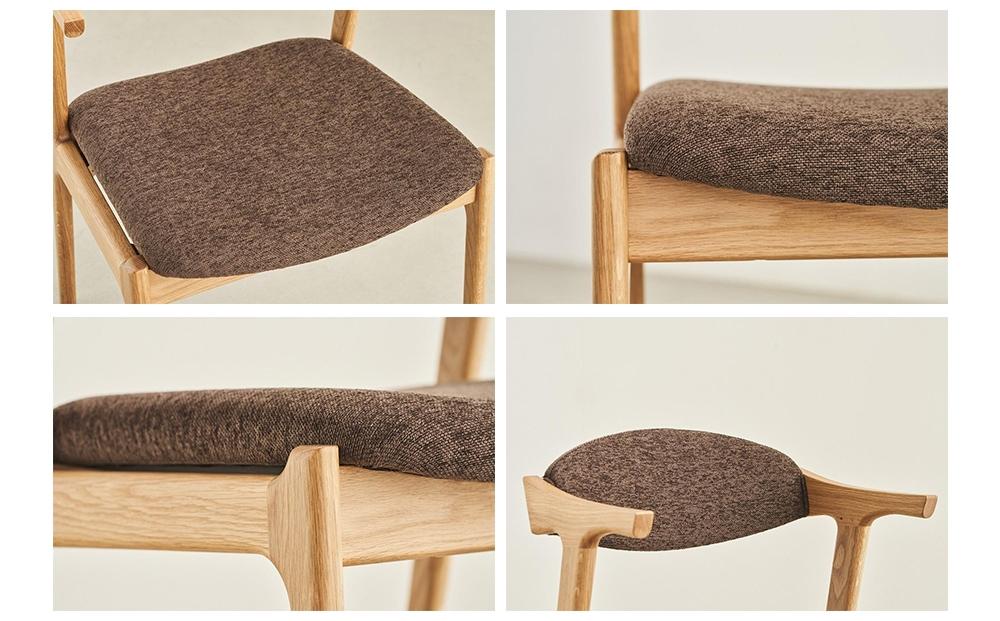 ハーフアームチェア　FLUT　フラット　オーク無垢　大川家具　大川市