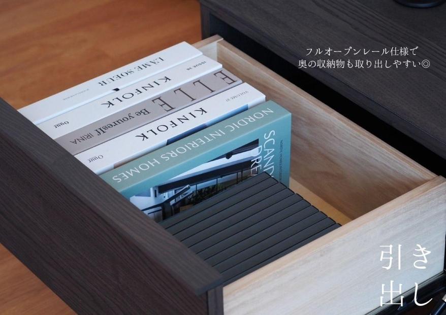 【グレー】大川家具 幅180cm テレビボード -grace-グレース