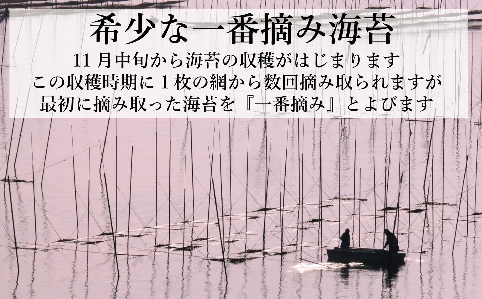 福岡有明のり 一番摘み 焼き海苔 合計63枚分(2切7枚入×9袋)【福岡有明海産】