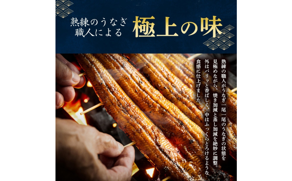 うなぎ蒲焼（中国産鰻 222g×3尾）