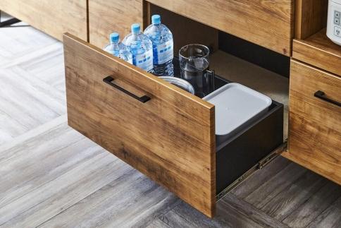 ブルックリンスタイルのステンレスカウンターキッチンボード 90cm幅