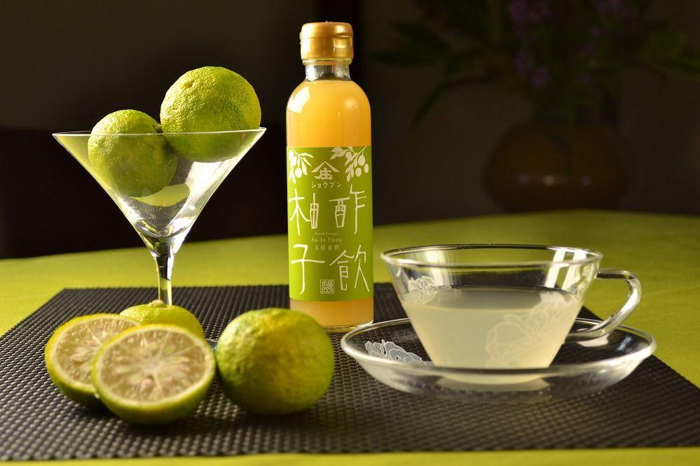 酢飲人気4本セット（生姜、いちご、柚子、ブルーベリー）