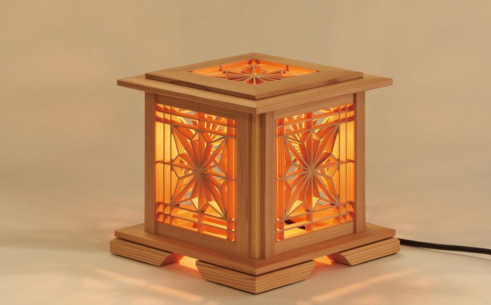 組子灯り（角麻 和風）