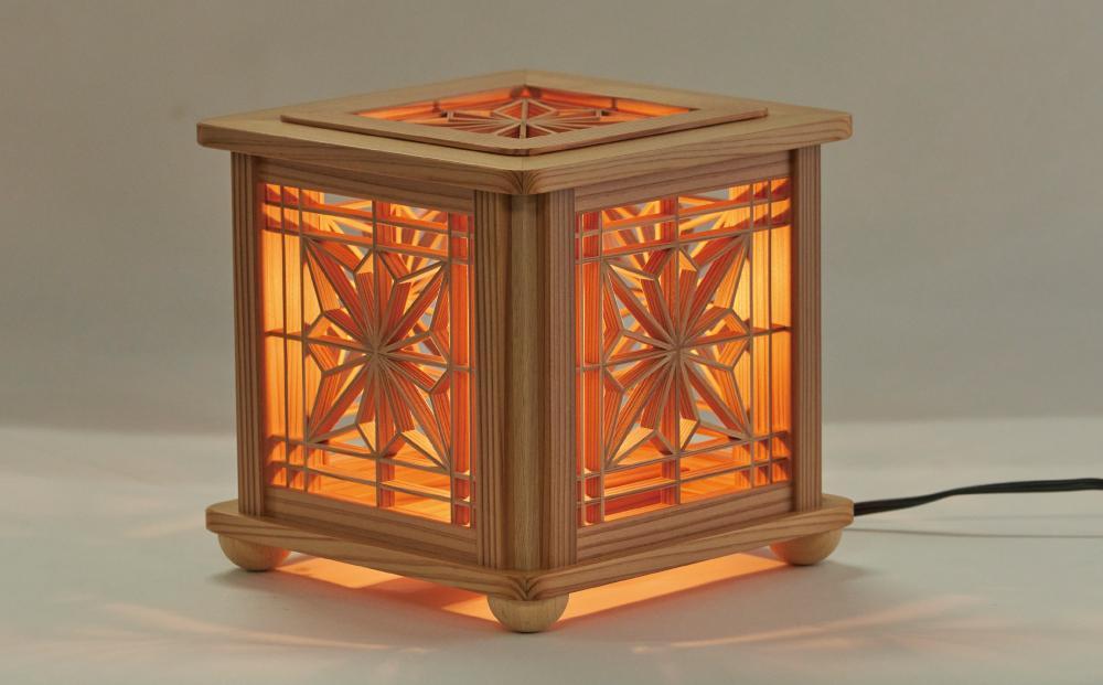 組子灯り（角麻 洋風）