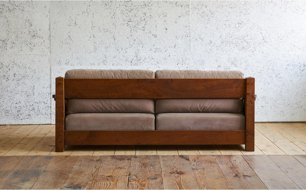 ソファ ボガード3P 無垢材のソファ ウォールナット アメリカンヴィンテージ家具を再現