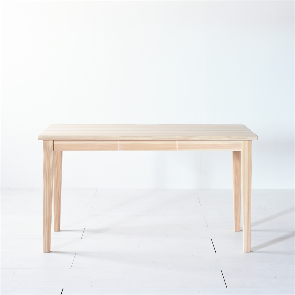 国産杉材を使った脚元スッキリシャープなパソコンデスク【Stylish SHIORI PC desk】