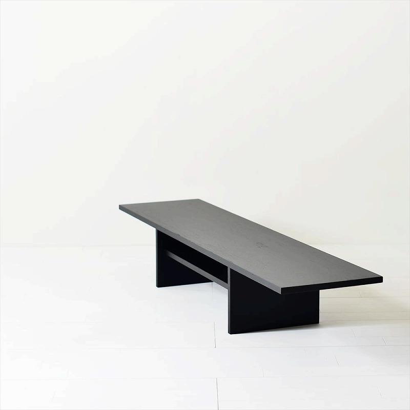 シンプルでおしゃれなテレビボード　konojiＴＶボード150／ブラック　テレビ台　無垢材　天然木　ロータイプ　完成品　ローボード　ローテーブル　センターテーブル　パソコンデスク　本棚