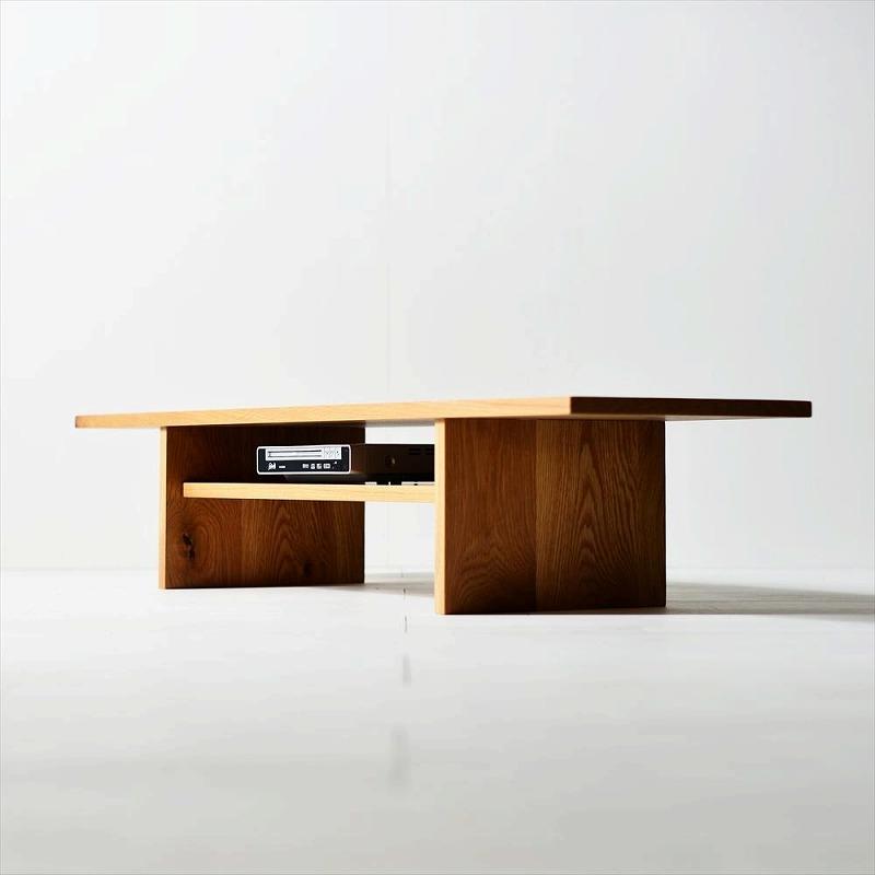 シンプルでおしゃれなテレビボード　konojiＴＶボード120／オーク　テレビ台　無垢材　天然木　ロータイプ　完成品　ローボード　ローテーブル　センターテーブル　パソコンデスク　本棚