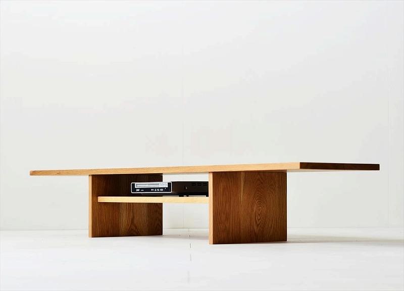 シンプルでおしゃれなテレビボード　konojiＴＶボード150／オーク　テレビ台　無垢材　天然木　ロータイプ　完成品　ローボード　ローテーブル　センターテーブル　パソコンデスク　本棚