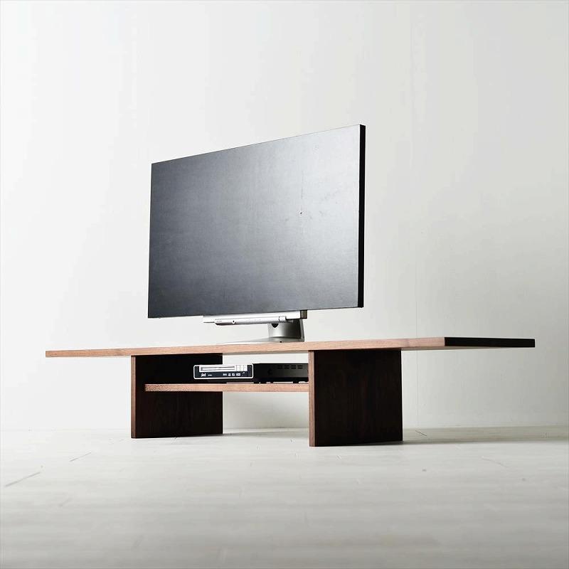 シンプルでおしゃれなテレビボード　konojiＴＶボード150／ウォールナット　テレビ台　無垢材　天然木　ロータイプ　完成品　ローボード　ローテーブル　センターテーブル　パソコンデスク　本棚