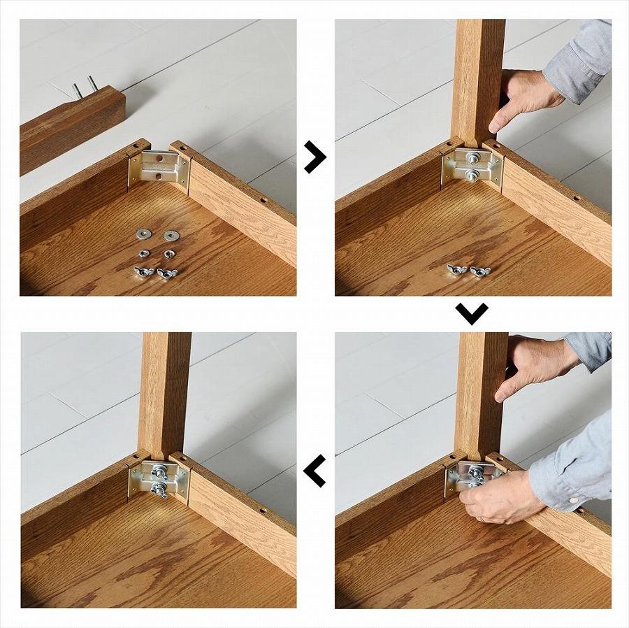 ＮＯ１０ダイニングテーブル１３０（チェリー）サイズオーダー可【大川市／大川家具】