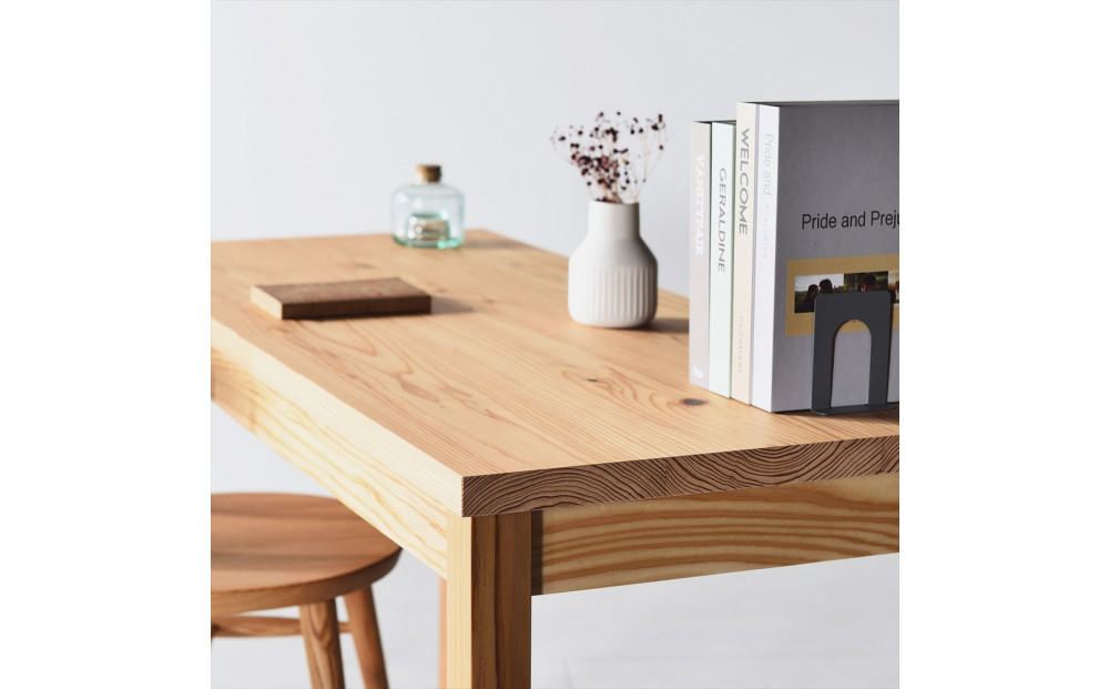 【木の香かおる国産杉の机】木の香デスク（引出しなし） 120 学習机 ウレタン塗装 九州産杉 大川家具