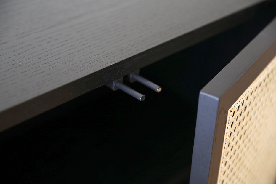 【開梱設置】高野木工 ブレス 80キャビネット ブラック【10年保証】