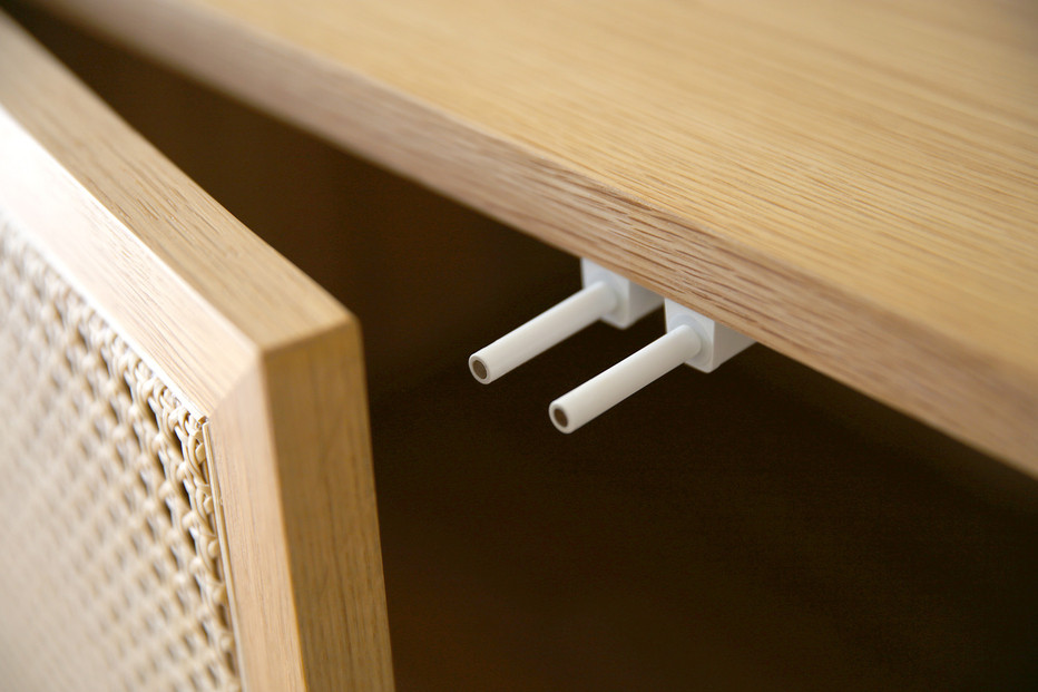 【開梱設置】高野木工 ブレス 80キャビネット オーク【10年保証】