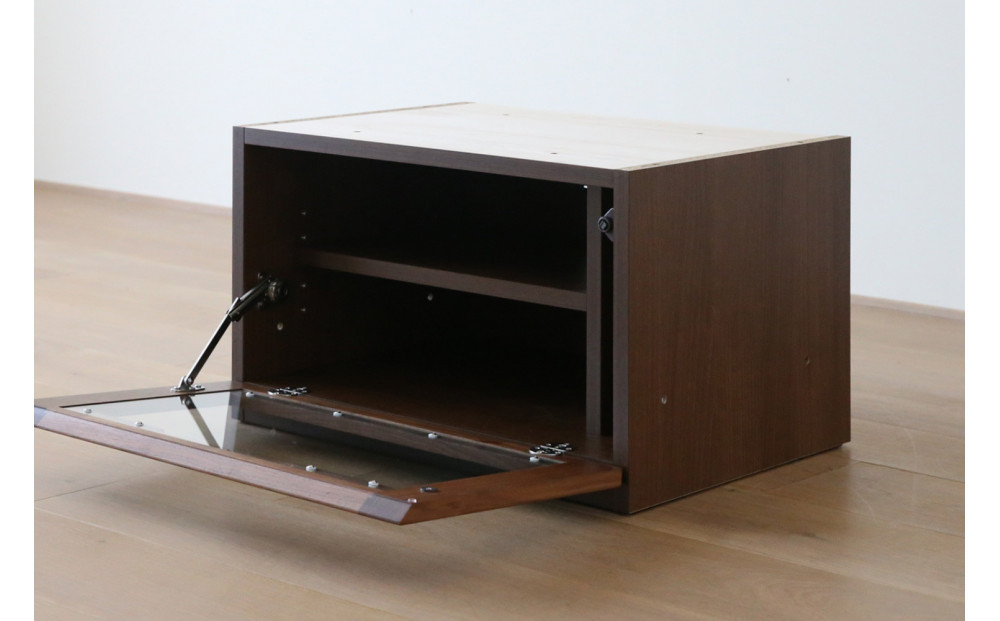 【開梱設置】高野木工 ASTER SET3 アスター 120TV天板 + 60TVガラス扉 + 60TVチェスト ウォルナット【10年保証】