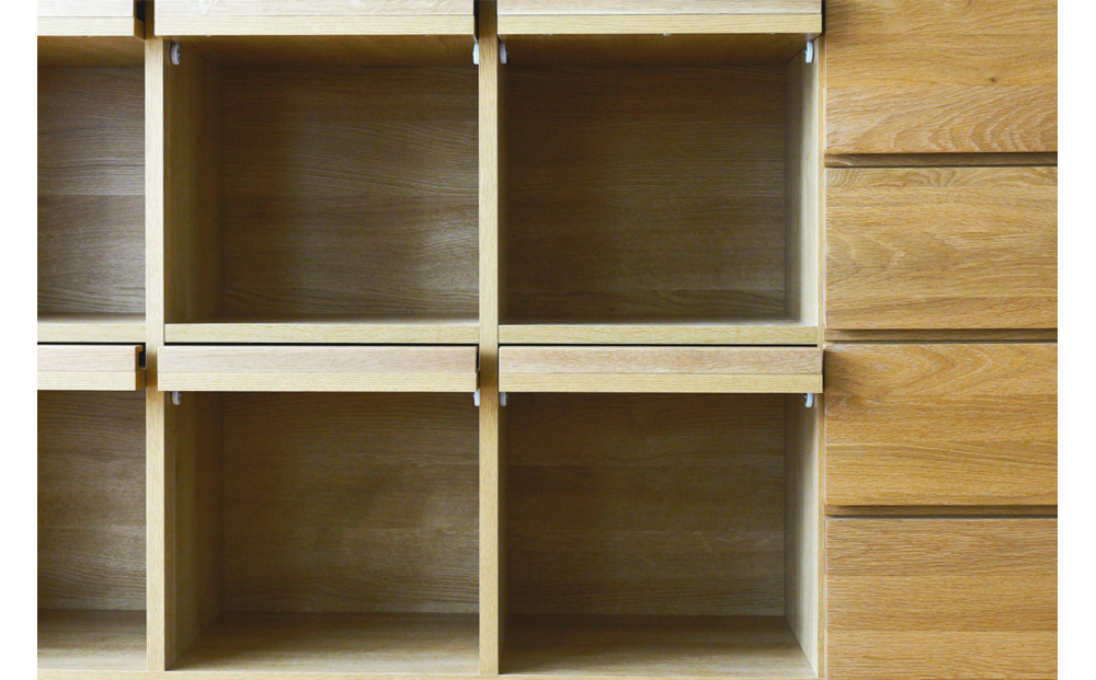 【開梱設置】高野木工 LECCE レッチェ 143マガジンレコードラック オーク【10年保証】