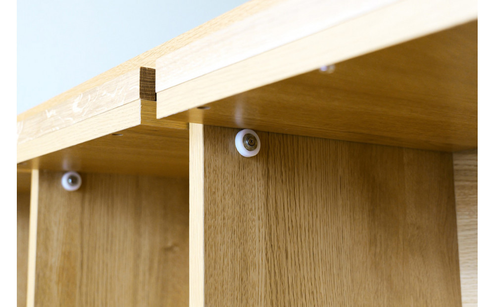 【開梱設置】高野木工 LECCE レッチェ 68マガジンレコードラック オーク【10年保証】