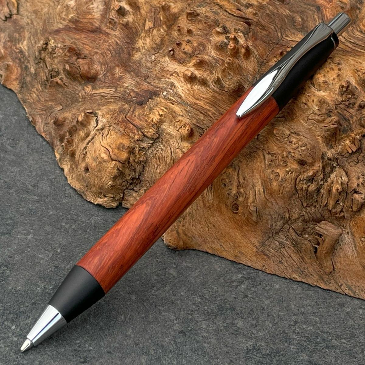 紅紫檀・アフリカンパドゥク     / 2つの内部機構を持つ新感覚の木軸ペン / SINPEN【MP&BP】ゴールド金具 / MUKU屋