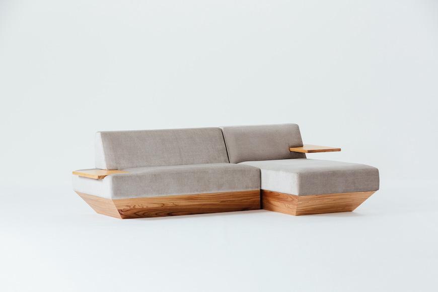 【完成品】【開梱・設置】ソファ ソファー Funadai （フナダイ）：カウチ＋片肘ソファセット