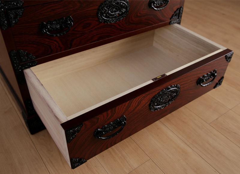 【吉野民芸 25整理タンス】★創業明治40年老舗「境木工」熟練の職人の手により1つ1つ丁寧に作り上げる伝統工芸品「吉野民芸家具」