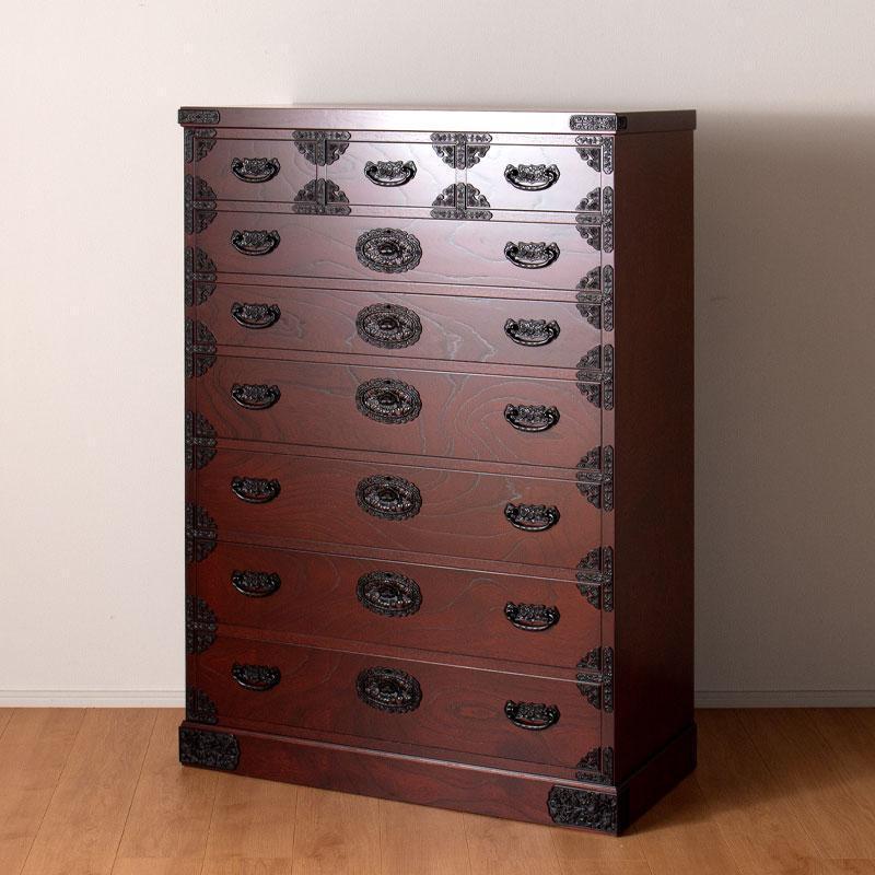 【吉野民芸 30ハイチェスト ※かくし付き】★創業明治40年老舗「境木工」熟練の職人の手により1つ1つ丁寧に作り上げる伝統工芸品「吉野民芸家具」