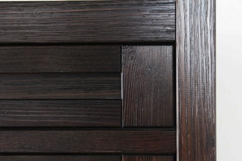 【万葉 120うつわ箪笥】★浮造り加工が施されたレトロな雰囲気で和モダンや伝統を感じる古民家風インテリアを演出します