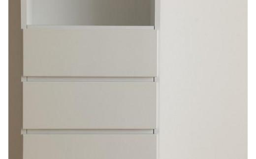 【洗面所などの限られた空間に便利】 ランドリー収納　レノア(50cm幅）