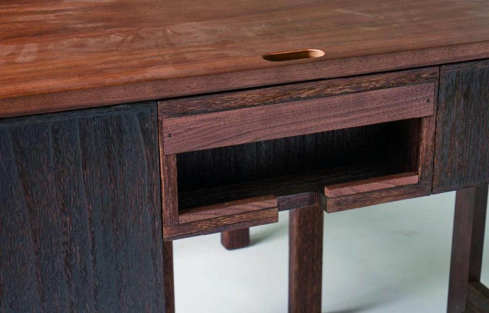 ≪大川の匠≫ 驚き！変幻自在のパソコンデスク 大川家具