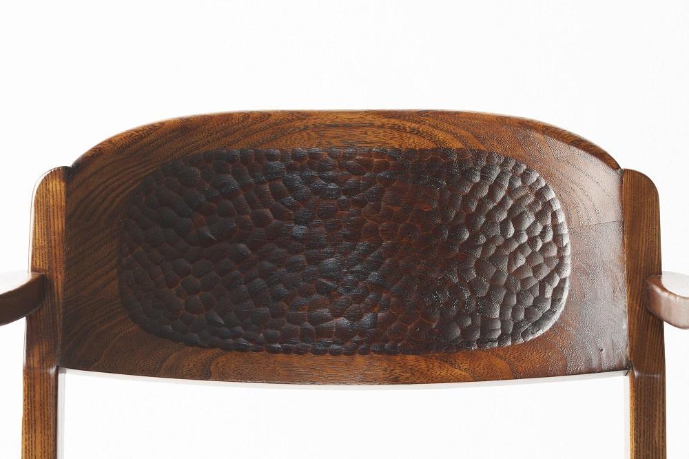 漆塗り触れ合い椅子（桐）1脚