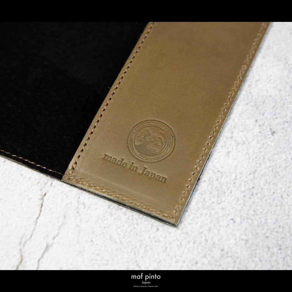 maf pinto (マフ ピント) レザーブックカバー 文庫サイズ オリーブ 本革 日本製