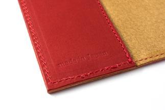 maf pinto (マフ ピント) レザーブックカバー文庫サイズ（レギュラーモデル）レッド