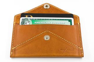 maf pinto 薄型名刺入れ レザーカードケース ライトブラウン