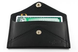 maf pinto 薄型名刺入れ レザーカードケース ブラック